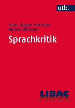 Sprachkritik (eBook, PDF) - Heringer, Hans Jürgen; Wimmer, Rainer