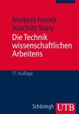 Die Technik wissenschaftlichen Arbeitens (eBook, PDF)