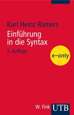Cover Einführung in die Syntax (eBook, PDF)