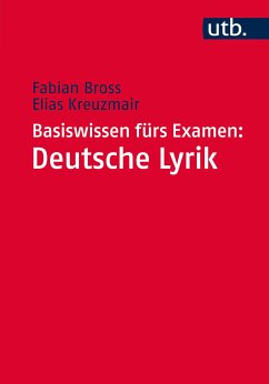Basiswissen fürs Examen: Deutsche Lyrik (eBook, PDF) - Bross, Fabian; Kreuzmair, Elias