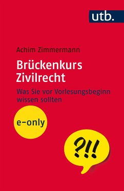 Brückenkurs Zivilrecht (eBook, PDF) - Zimmermann, Achim