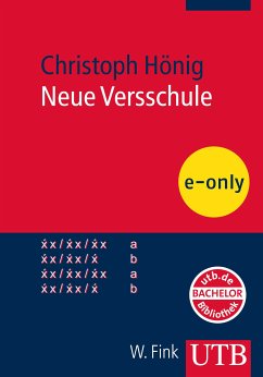 Neue Versschule (eBook, PDF) - Hönig, Christoph