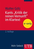 Kants "Kritik der reinen Vernunft" im Klartext (eBook, PDF)