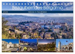 Bezauberndes Bergamo (Tischkalender 2025 DIN A5 quer), CALVENDO Monatskalender