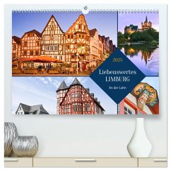 Liebenswertes Limburg (hochwertiger Premium Wandkalender 2025 DIN A2 quer), Kunstdruck in Hochglanz - Calvendo;boeTtchEr, U