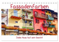 Fassadenfarben, jedes Haus hat sein Gesicht. (Tischkalender 2025 DIN A5 quer), CALVENDO Monatskalender - Scholz, Klaus