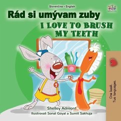Cover I Love to Brush My Teeth (Slovak English Bilingual Book for Kids)
