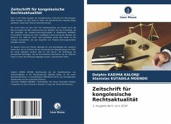Zeitschrift für kongolesische Rechtsaktualität - KADIMA KALONJI, Delphin;KUTADILA MOENDO, Stanislas