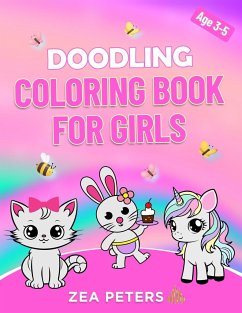 Doodling Coloring Book for Girls - Peters, Zea