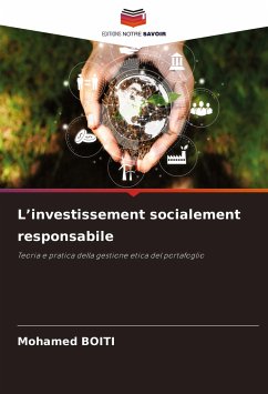 L¿investissement socialement responsabile - BOITI, Mohamed