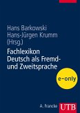 Fachlexikon Deutsch als Fremd- und Zweitsprache (eBook, PDF)