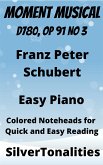 Moment Musical Easy Piano Sheet Music with Colored Notation (fixed-layout eBook, ePUB)