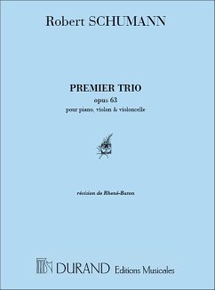 Schumann Trio N 1 Op 63 Vl/Vlc/Pno Chamber Orchestra