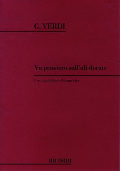 G. Verdi Nabucco: Va Pensiero Sull'Ali Dorate Mandolino E Strumenti Diversi