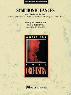 Cover Jerry Bock_Sheldon Harnick, Symphonic Dances from Fiddler on the Roof Orchestra Partitur + Stimmen