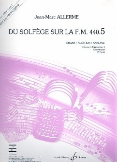 Du solfčge sur la f.m. 440.5 - chant/audition/ analyse vol.5 - élémentaire 1 (élémentaire) livre du professeur