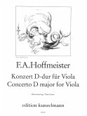 Konzert D-Dur für Viola und Orchester für Viola und Klavier