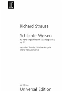 Cover Schlichte Weisen Op. 21 Trv 160