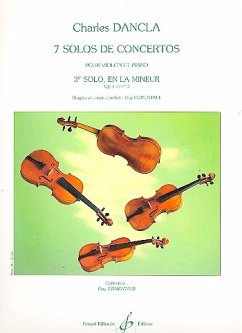 Cover Solo de concerto la mineur op.77,3 pour violon et piano