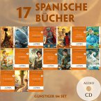 17 spanische Bücher (17 Bücher + Audio-CDs) - Frank-Lesemethode - Kommentierte zweisprachige Ausgabe Spanisch-Deutsch, m