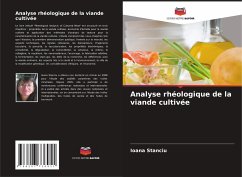 Analyse rhéologique de la viande cultivée - Stanciu, Ioana