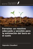 Ferroína: un reactivo adecuado y sensible para la estimación del boro en el suelo