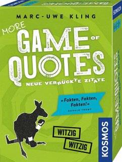 KOSMOS 693145 - More Game of Quotes, weitere verrückte Zitate, Kartenspiel 