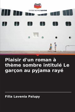 Cover Plaisir d'un roman à thème sombre intitulé Le garçon au pyjama rayé