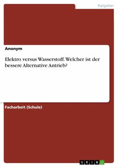 Elektro versus Wasserstoff. Welcher ist der bessere Alternative Antrieb? (eBook, PDF)