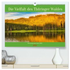 Die Vielfalt des Thüringer Waldes (hochwertiger Premium Wandkalender 2025 DIN A2 quer), Kunstdruck in Hochglanz
