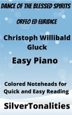 Dance of the Blessed Spirits Easy Piano Sheet Music with Colored Notation (fixed-layout eBook, ePUB)