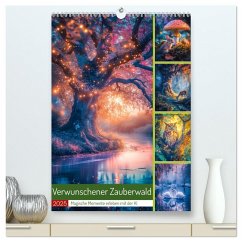 Verwunschener Zauberwald (hochwertiger Premium Wandkalender 2025 DIN A2 hoch), Kunstdruck in Hochglanz