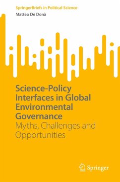 Science-Policy Interfaces in Global Environmental Governance - De Donà, Matteo