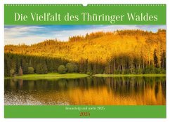 Die Vielfalt des Thüringer Waldes (Wandkalender 2025 DIN A2 quer), CALVENDO Monatskalender - Irmer, Torsten