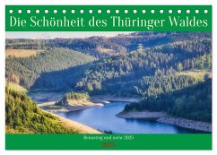Die Schönheit des Thüringer Waldes (Tischkalender 2025 DIN A5 quer), CALVENDO Monatskalender - Irmer, Torsten