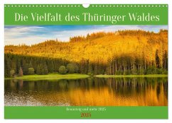 Die Vielfalt des Thüringer Waldes (Wandkalender 2025 DIN A3 quer), CALVENDO Monatskalender