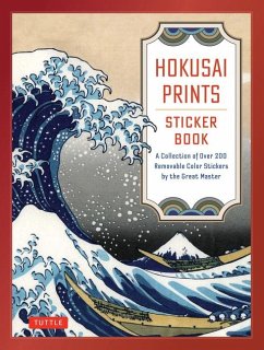 Cover Hokusai Prints Sticker Book