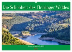 Die Schönheit des Thüringer Waldes (Wandkalender 2025 DIN A2 quer), CALVENDO Monatskalender