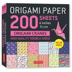 Origami Paper 200 Sheets Origami Cranes 6 (15 CM)