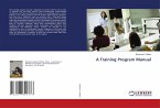 A Training Program Manual