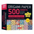 Origami Paper 500 Sheets Japanese Folk Prints 6 (15 CM)