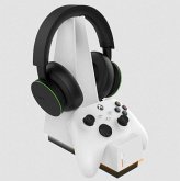 Snakebyte COMBO CHARGE X (White) - Offiziell lizenzierte Xbox/Series S Controller- und Headset-Ladestation