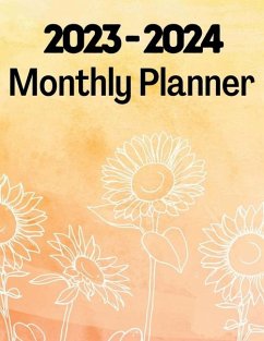 2023-2024 Monthly Planner with Sunrise Cover - Years Pocket Journal for Women