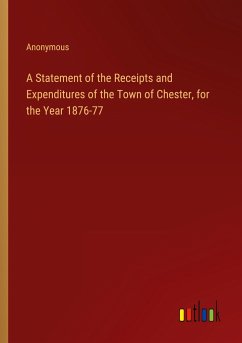 A Statement of the Receipts and Expenditures of the Town of Chester, for the Year 1876-77