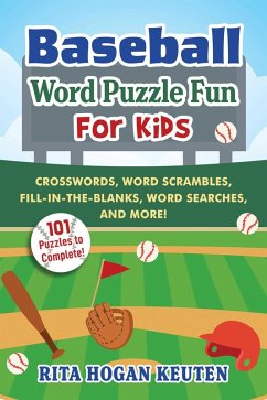 Cover Baseball Word Puzzle Fun for Kids