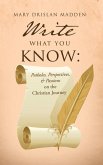 Write What You Know