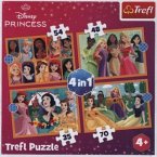 4 in 1 Puzzle - Disney Princess