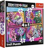 4 in 1 Puzzle - Monster High