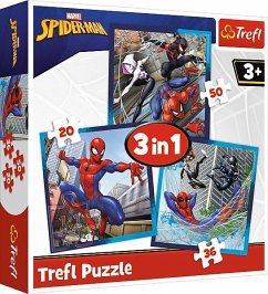 Cover 3 in 1 Puzzle - Spiderman