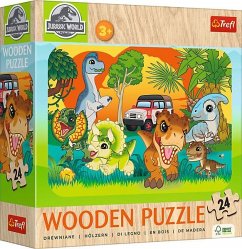 Cover Holz Puzzle Junior 24 - Jurassic World
